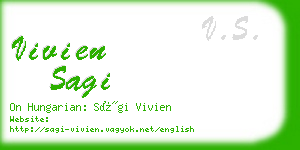 vivien sagi business card